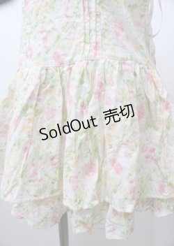 画像5: LIZ LISA / 水彩柄BIGリボンミニワンピ 0 オフ Y-25-07-22-019-LO-OP-SZ-ZT017