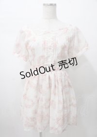 LIZ LISA / 花柄×天使ドットワンピース 0 オフ白 Y-25-07-22-024-LO-OP-SZ-ZY
