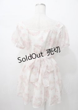 画像2: LIZ LISA / 花柄×天使ドットワンピース 0 オフ白 Y-25-07-22-024-LO-OP-SZ-ZY