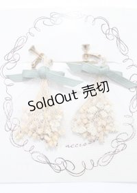 F&A / ブーケイヤリング  グリーン Y-25-07-23-004-LO-AC-SZ-ZT488-F001