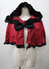 ATELIER PIERROT / 薔薇色の憤怒 ケープ  赤黒 Y-25-07-23-057-EL-JA-SZ-ZY