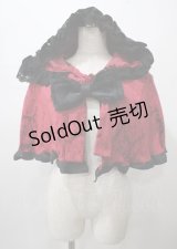 ATELIER PIERROT / 薔薇色の憤怒 ケープ  赤黒 Y-25-07-23-057-EL-JA-SZ-ZY