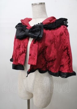 画像3: ATELIER PIERROT / 薔薇色の憤怒 ケープ  赤黒 Y-25-07-23-057-EL-JA-SZ-ZY