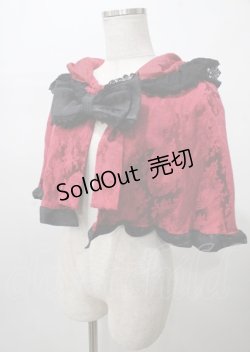 画像3: ATELIER PIERROT / 薔薇色の憤怒 ケープ  赤黒 Y-25-07-23-057-EL-JA-SZ-ZY