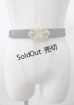 画像1: F i.n.t / モチーフバックルゴムベルト  グリーン Y-25-07-23-008-CA-ZA-SZ-ZT486-F007