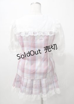 画像2: Princess Melody / チェックセットアップ  ピンク Y-25-07-23-059-EL-TO-AS-ZT130