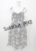 axes femme / フルーツ柄キャミワンピース  紺 Y-25-07-23-060-AX-OP-SZ-ZY