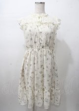 axes femme / レース切替花柄ワンピース  生成り Y-25-07-23-062-AX-OP-SZ-ZY