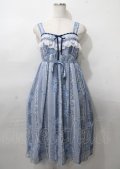 axes femme / 紫陽花柄Aラインワンピース F ブルー Y-25-07-23-066-AX-OP-SZ-ZY