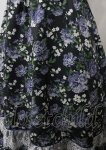 画像4: axes femme / 花総柄ビスチェラインジャンスカ F 黒 Y-25-07-23-067-AX-OP-SZ-ZT476 (4)