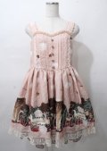 axes femme kawaii / スウィーツベアワンピース  ピンク Y-25-07-23-069-AX-OP-SZ-ZY