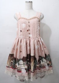 axes femme kawaii / スウィーツベアワンピース  ピンク Y-25-07-23-069-AX-OP-SZ-ZY