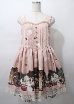 画像1: axes femme kawaii / スウィーツベアワンピース  ピンク Y-25-07-23-069-AX-OP-SZ-ZY