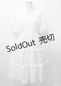 axes femme POETIQUE / リボン付ドーリーロングワンピース M 生成り Y-25-07-23-071-AX-OP-SZ-ZY