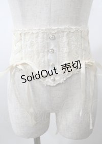 miss poit / 夜明けの歌ロリィタエレガントコルセット  白 Y-25-07-23-010-LO-TO-0-ZY