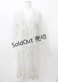 axes femme / レイヤード風レースガウン  グレー Y-25-07-23-078-AX-TO-SZ-ZY