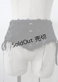 miss poit / 夜明けの歌ロリィタエレガントコルセット  黒 Y-25-07-23-011-LO-TO-0-ZY