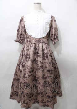 画像1: m petit by misako / AM*トワルドジュイワンピース L ピンク Y-25-07-23-080-LO-OP-SZ-ZY
