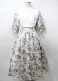 m petit by misako / AM*トワルドジュイワンピース L 白 Y-25-07-23-081-LO-OP-SZ-ZY
