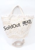 axes femme / リボンチャーム付きかごバッグ  ピンク Y-25-07-23-012-AX-BG-SZ-ZT335