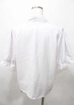 画像2: DearMyLoveRose / ボウタイシンプルブラウス LL 白 Y-25-07-23-086-EL-BL-SZ-ZY