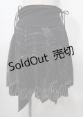 Ozz On / 蜘蛛の巣チュールスカート  黒 Y-25-07-23-094-OO-SK-SZ-ZS