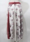 画像2: axes femme / ローズ柄切替ロングフレアスカート   Y-25-07-23-096-AX-SK-SZ-ZT478 (2)