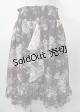 axes femme / 花柄マルチWAYスカート  ダークパープル Y-25-07-23-104-AX-SK-SZ-ZT478