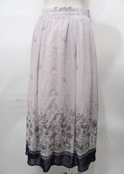 画像2: axes femme / アネモネ柄パイピングスカート  ピンク Y-25-07-23-110-AX-SK-SZ-ZY