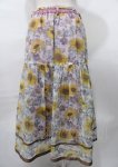 画像2: axes femme / ひまわり柄シアースカート M ピンク Y-25-07-23-114-AX-SK-SZ-ZT478 (2)
