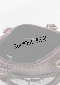 画像3: axes femme / リボンビットバッグ  ワイン Y-25-07-23-014-AX-BG-SZ-ZY