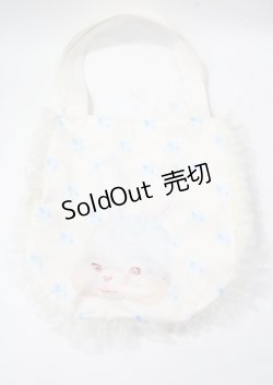 画像1: Franche Lippee / ベビーうさぎのトートバッグ  オフ白 Y-25-07-23-018-LO-BG-SZ-ZY