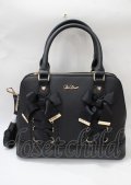 LIZ LISA / レースアップバッグ  黒 Y-25-07-23-020-LO-BG-SZ-ZY