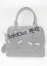 LIZ LISA / レースアップバッグ  黒 Y-25-07-23-020-LO-BG-SZ-ZY