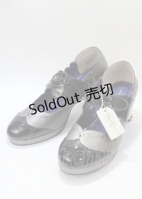 axes femme kawaii / プリエールクロスパンプス L 黒 Y-25-07-23-028-AX-SH-SZ-ZY