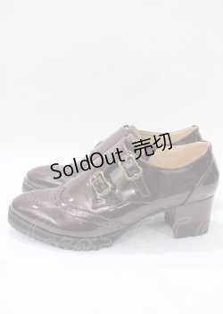 画像2: axes femme / モンクストラップシューズ L ブラウン Y-25-07-23-031-AX-SH-SZ-ZY