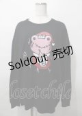 NieR Clothing / ブル美プリントトレーナー   Y-25-07-25-001-PU-TO-0-ZY
