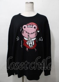 NieR Clothing / ブル美プリントトレーナー   Y-25-07-25-001-PU-TO-0-ZY
