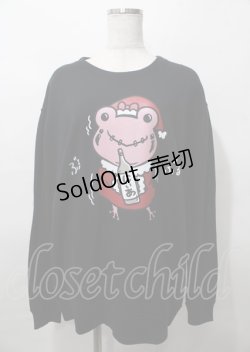 画像1: NieR Clothing / ブル美プリントトレーナー   Y-25-07-25-001-PU-TO-0-ZY