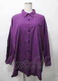 REFLEM / ネクタイ付き袖ラインシャツ F パープル Y-25-07-25-048-PU-BL-SZ-ZY