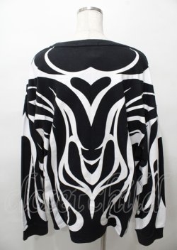 画像2: REFLEM / トライバルBIGロングTEE F ブラック Y-25-07-25-049-PU-TO-SZ-ZY