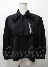 TRAVAS TOKYO / Bowtie blouse F ブラック Y-25-07-25-050-PU-BL-SZ-ZY
