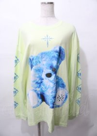 TRAVAS TOKYO / FURRY BEARクマT  ライムグリーン Y-25-07-25-051-PU-TO-SZ-ZY