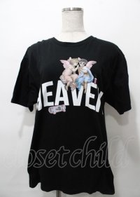 MILKBOY / HEAVEN Tシャツ L ブラック Y-25-07-25-055-MB-TO-SZ-ZY