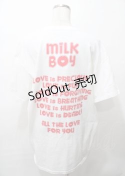 画像2: MILKBOY / LOVE GIVING Tシャツ L ホワイト Y-25-07-25-056-MB-TO-SZ-ZY