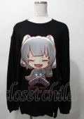 NieR Clothing / 擬人化Nierちゃんトレーナー  黒 Y-25-07-25-007-PU-TO-0-ZY