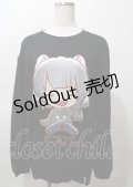 NieR Clothing / 擬人化Nierちゃんトレーナー  黒 Y-25-07-25-007-PU-TO-0-ZY