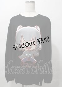 NieR Clothing / 擬人化Nierちゃんトレーナー  黒 Y-25-07-25-007-PU-TO-0-ZY