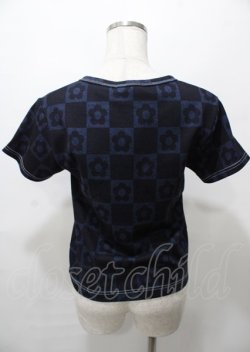 画像2: Candy Stripper / FLOWER BLOCKINGカーディガン 2 ネイビー Y-25-07-25-059-PU-TO-SZ-ZY