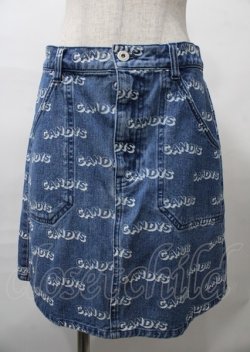 画像1: Candy Stripper /CANDYS DENIMスカート 2 インディゴブリーチ Y-25-07-25-065-PU-SK-SZ-ZY
